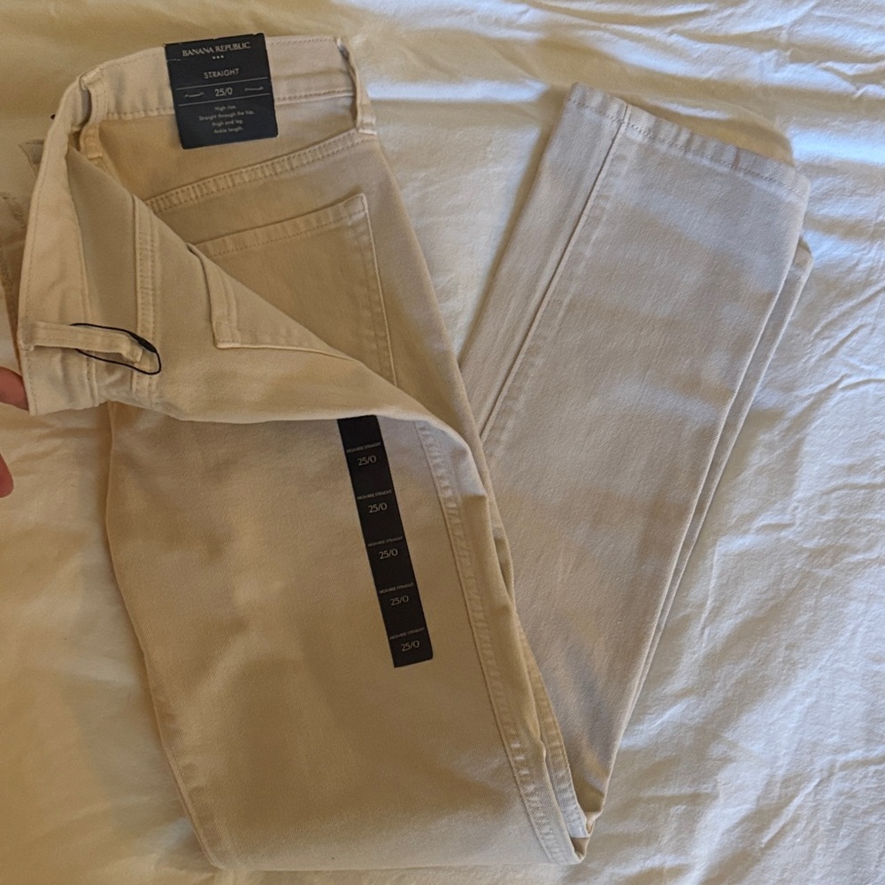 Banana Republic Light Tan Jeans